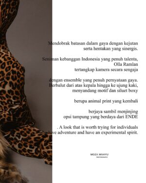 Olla Ramlan Instagram - Mendobrak batasan dalam gaya dengan kejutan serta hentakan yang sinergis. Seniman kebanggan Indonesia yang penuh talenta, @ollaramlan 
tertangkap kamera secara sengaja dengan ensemble yang penuh pernyataan gaya. Berbalut dari atas kepala hingga ke ujung kaki, menyandang motif dan siluet boxy berupa animal print yang kembali berjaya sambil menjinjing opsi tampung yang berdaya dari @ende.indonesia . 

A look that is worth trying for individuals who love adventure and have an experimental spirit.

PHOTO & CONCEPT @mozawahyu 
DRESS @julianto.official 
MAKE UP  @aulia_neosevituri 
HIJAB DO @jatupurwanti 
NAIL @linneabeautybar_id
ROYAL CATS @zowzow.royalmansion 

#MOZAWAHYU #MOZAWAHYUPHOTOGRAPHY #CAMPAIGN #OLLARAMLAN #BAG #CAT #INDONESIA