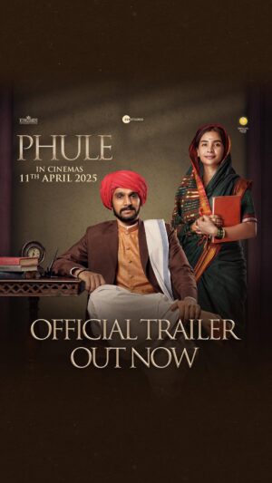 Patralekha Instagram - A Revolution begins.

#PhuleTrailer Out Now. (Link in bio) 

Zee Studios, Dancing Shiva Films, and Kingsmen Productions present - Phule!

In theaters worldwide on April 11, 2025. Watch the Official Trailer now!

@chokshipranay @riteshkudecha @anuyachauhankudecha #Jagdishpatel @suniljaincult @KrantiShanbhag @KalapiShah @zeestudiosofficial #UmeshKrBansal @rainanjali @girish.johar @pragatideshmukh #DrRajKhaware @ananthmahadevanofficial @radiasunita @aparna_shahstylist @muazzambeg @acoemetiproductions2

[Phule, Pratik Gandhi, Patralekhaa, Bollywood, History, Equality]