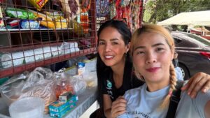 Patricia Javier Instagram - My sister and I love sari sari store in the Philippines. Simple life happy life! #justkeepitreal #sisterlove❤️ #simplelife❤️ @ampee26