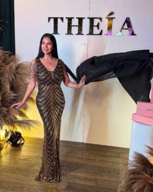 Patricia Javier Instagram - Last night event was fabulous! Congratulations to the finest jewelers  @iamkristindora @theiagemsph wearing Theia gems collections make you feel more empowered woman. Like a goddess. Theia is a goddess of considerable beauty and is believed to be the radiance that is found in precious metals such as gold, silver, and vibrant gems. Happy International Women’s Day! #threerifictheia #goddessTheia #glamuor #noblequeenoftheuniverse @noblequeenuniverseofficial @noblequeen_universe2019 #biyahera @_biyahera @biyahera2022 #happyinternationalwomensday2024 HMUP by @bhenjbrugada & @rhnl.frnnd15 Fernando