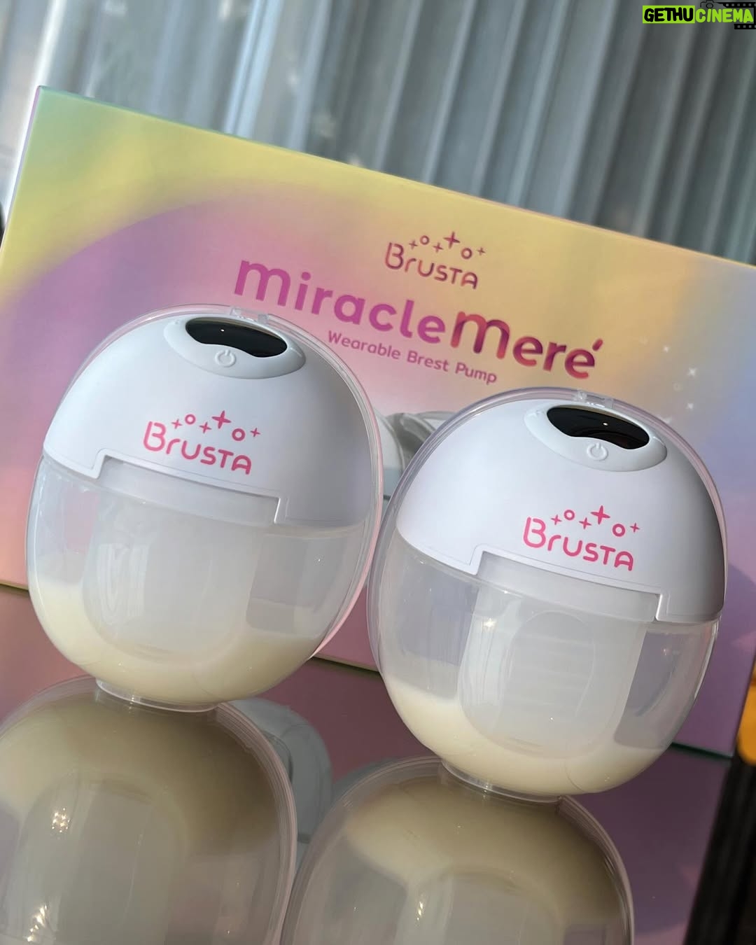 Patricia Tanchanok Good - 3 Likes - ลองเครื่องปั้มนม hands free มาเยอะมาก และขอบอกว่า Brusta Miracle Meré คือตอบโจทย์ที่สุด เครื่องนำหนักเบา พกพาง่าย แถมตอนใช้เสียงเงียบ แล้วไม่ต้องคอยแวะชาร์จระหว่างวัน ☺️💖🏆 แม่สายปั้มhappyสุดๆ