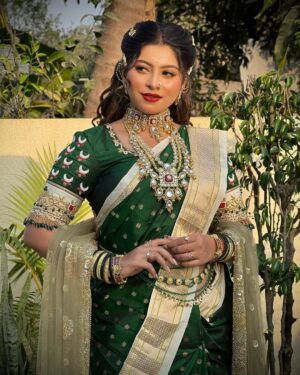 Payal Pati Instagram - केवडयाचं पान🍃🤍

Look - @makeup_by_saylipatil