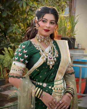 Payal Pati Instagram - केवडयाचं पान🍃🤍

Look - @makeup_by_saylipatil