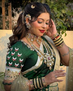 Payal Pati Instagram - केवडयाचं पान🍃🤍

Look - @makeup_by_saylipatil