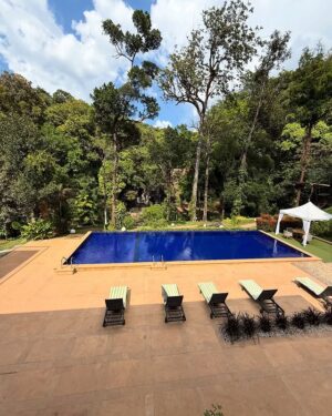 Pranitaa Pandit Instagram - Imagine waking up to a private waterfall, indulging in adventure-filled activities for kids, unwinding in a stunning infinity pool, and soaking in the untouched beauty of Coorg @ayatana.resorts . A perfect family getaway where every moment is magical ,  every experience unforgettable and endless adventures for the whole family every corner is a dream! 🌊

 #AyatanaCoorg #WaterfallRetreat #LuxuryInNature #PerfectFamilyEscape #intothewildwithluxury #ayatanamagic