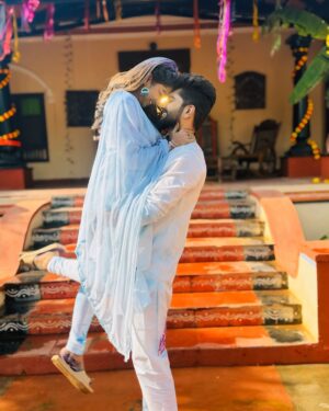 Preethi Sharma Instagram - SRIDHYA ❤️

Happy Holi 🌈🎉🪅🎨🎊🔫 

May this festival be as colourful as your thoughts are 💫
 
@the_prithviraj 

#sridhya #sridhya😍❤️ #sridhyaholicelebration #holi #happyholi #holifestivalofcolours #holivibes🌈2k25❤️💜🧡💛💚💙 #aadhya #psr #zeetelugu #hyd #🧿 #preefam☮️ #preevibes☮️ #preelovesyou☮️
