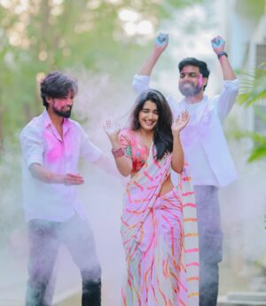 Priyanka M Jain Instagram - Happy Holi💙💚♥️💜💛🧡🧿

.

.

.

.

#priyanka #priyankajain #priyankamjain #holi #shiv #shivakumar #shiva #shivakumarmarihal #neverendingtales #holivibes #festival #festivalofcolors #holifestivalofcolours #colours #coloursoflife #coloursofindia #indiapictures #india #loveislove #life #rang #rangotsav