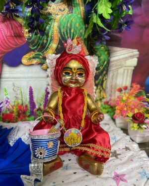 Priyanka Pandit Instagram - Rangbhari ekadashi ki subhkamnaye 🌼 #radhe #krishna