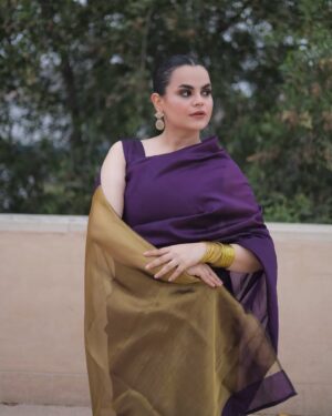 Qudsia Ali Instagram - 🫠🫠
@saareeka_official 
@razajaffriofficial @qt.mua 

#saree #qudsiaali #instagram #instagood #ootd #ootdfashion #potd #instadaily