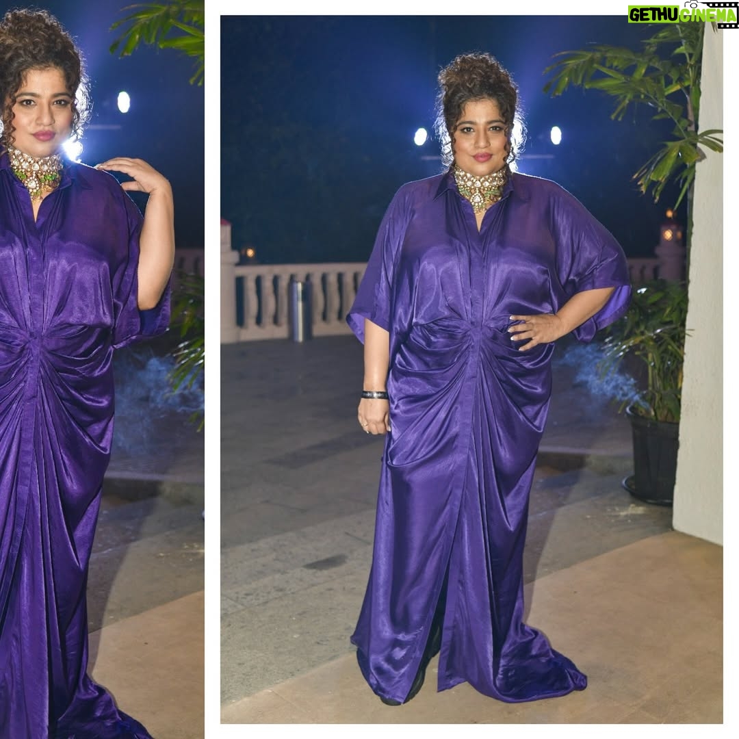 RJ Malishka - 1.3K Likes - Day 1 hosting Perspectives 2024 and I’m out here proving finance talk can come with a splash of glam! 💎💜
Feeling fierce and fabulous in this dreamy purple number. ✨
Outfit 👗 - @masumimewawallaofficial @masumimewawalla
Styled by - @srishti_k
Accessories - @azotiique @rahejavarun