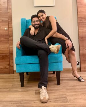 Ragini Prajwal Instagram - Forever grateful for the life we are building together !🤎🧿

 Just a reminder, I Love you for who you are, my rock, my constant!🤎🧿