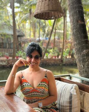Ranjini Haridas Instagram - If you are in Goa and are looking for some peace  and quiet and also want to top it off with some yoga and great food look no further than @palmtreesyogaresort !!!

#palolem  #goa #southgoa #yoga #meditation #ytt #spiritualjourney #happiehippie #ranjiniharidas