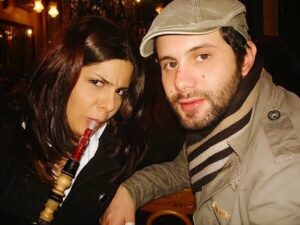 Rasha Al Taqi Instagram - 7/8/2009! 10 years have passed, I have to admit that we were too young when we got married. Although we were deeply in love (still 😋) but it was a challenge to maintain a healthy relationship, a successful marriage and raise two beautiful kids. We went through a lot but I am so proud that we managed to build a happy home after all. We will always work hard to keep up the good work no matter what comes our way💪. I don't know what life is hiding for us, all I know is that I am so grateful that we are in this journey together! Cheers habibi to many more years to come 💖🥂🎉