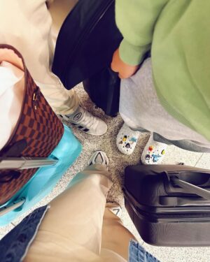 Rasha Al Taqi Instagram - Summer 2024/Album 1/On the way to our happy place! ✈️🇱🇧Missing our best travel companion @amermajzoub already! #raveoutfit #home #lebanon #syria #family