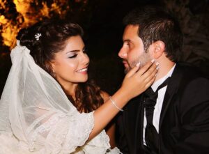 Rasha Al Taqi Instagram - 7/8/2009! 10 years have passed, I have to admit that we were too young when we got married. Although we were deeply in love (still 😋) but it was a challenge to maintain a healthy relationship, a successful marriage and raise two beautiful kids. We went through a lot but I am so proud that we managed to build a happy home after all. We will always work hard to keep up the good work no matter what comes our way💪. I don't know what life is hiding for us, all I know is that I am so grateful that we are in this journey together! Cheers habibi to many more years to come 💖🥂🎉