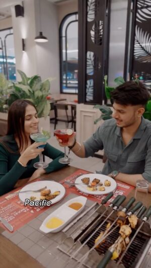 Ravina tekwani Instagram - Double the flavors, double the fun! ❤️🍴 A perfect date night at Chilli’s and Barbeque Nation, indulging in smoky grills and bold spices. Great food, even better company! 🥂✨

Discover these amazing eateries at Nexus Ahmedabad One! @chilis  and @BarbequeNation

 #stylehashtags #DateNight #FoodieCouple #Chillis #BarbequeNation #GrillLovers #NexusSelectMalls #NexusSelectTrust #NexusAhmedabadOne  #GoodVibesOnly #FoodAdventure #CoupleGoals #LoveAndFood