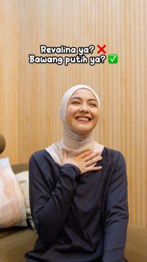 Revalina S. Temat Instagram - Sampe udh biasa dipanggil bawang putih😂