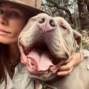 Rhona Mitra Instagram - What they fail to mention (as they continue their executions championed by the court systems and a huge majority the British public) is 
XL actually = XTRA LOVE 
Xtra Laughs
Xtra Joy
Xtra emotional support 
Xtra sensitivity 
Xtra Loyalty 
Xtra Healing 
AND Xtra Cuddles 

Sir Ludo 
Flying the flag for XL Bullies and the brandished, ousted and misunderstood everywhere. 

#xlbully #Fugitive #KillerPotato 
#saveourbullies
#bullybreedsarelife

@thelastarkorphanage