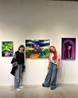 Rila Fukushima Instagram - About  @mermaidhair  #Electricchild #film

①Me and Eri first met back when I lived in new york years ago, when she was still a fashion student.  after so long, we were finally able to work together for #Electricchild .
Here we are at her show in tokyo 2023. 

②Me&Eri

③her artwork supported me to better play akiko’s role in the film.

④🩷

⑤ sightseeing in Germany.

⑥🥺✨

⑦☺️

⑧hinata bocco. ☀️In Switzerland.

⑨phone with Eri. NY↔️Tokyo

#Electricchild #2022 #switzerland #germany