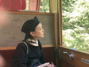 Rila Fukushima Instagram - About @kllylmrck  from film “Electric child”.

①Me&Kelly

②kelly was Knitting 🧶 something on set. Super 💨 

③First time swimming in Rhine river(ライン川)

④Rila got scared 

⑤3.2.1.Go 🔥

⑥Kelly created most of my character’s blazes extension.

⑦What happened to Kelly?

⑧Kelly got stucked in the bathroom at my switzerland apartment.We struggled for 30 minutes🤣
But we didn’t forget to take picture even though we were in trouble. Hahaha

⑨ Amazing view&fresh air. Kelly was super fine with heights. Beer was so good too.

⑩Rila got little Nervous for nights.

Thank you @kllylmrck for sharing good & fun time✨☺️

#electricchild  #Switzerland #2022