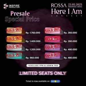 Rossa Instagram - Dikasi hadiah ultah yang sungguh indah🥹 Makasii buat temen2 pecinta Rossa yang udah sangat semangat war tiket aku, nungguin dari beberapa jam sebelumnya trus antri ribuan orang sampai akhirnya semua pre-sale tiketnya SOLDOUT dalam 10 menit. Aku bersyukur bangettt buat hari ini❤️🥹