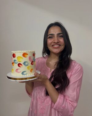 Rukmini Vasanth Instagram - happy days 🎀🍰💖#tbt