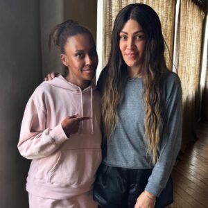 Ryan Michelle Bathe Instagram - When I was in my teens, I developed acne. It went from bad to awful, making me feel disfigured and heartbroken. When I was in my early twenties I wrote myself a card, from my future self to my present self, promising that my skin would get better.

Cut to today. I have three skin care angels. The other two know who they are….and THIS ONE?!?! This @shanidarden? This brilliant woman who has literally held my face in her hands and poured life and healing into my pores!?!? I am forever grateful. Thank you for being one of my fairy godmothers. And the take no shit kind. The straight shooter kind. The no bullshit kind!  I adore you!