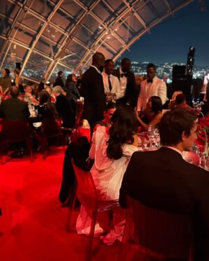 Ryan Michelle Bathe Instagram - @academymuseum Thank you for such an incredible and magical night. Every year, I leave inspired and moved. I feel part of something bigger than myself, something essential to this experience of being human. The desire to tell stories, to listen to stories, to be a part of the story. The venue, the people, the food…..it’s all so special! 

And I felt like a nymph in fairyland!!!!!!!

@tayriverabeauty 
@marjthestylist 
@philippeuter 

Thank you for your fairy dust and elbow grease. 

Dress @saiidkobeisy
Jewelry @marco_bicego
Shoes @stevemadden