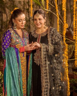 Saba Faisal Instagram - Wearing a piece of art from KhudaBaksh by Rashid Sidhu—where tradition inspires modernity, and every hand-embroidered detail is a celebration of culture and style. www