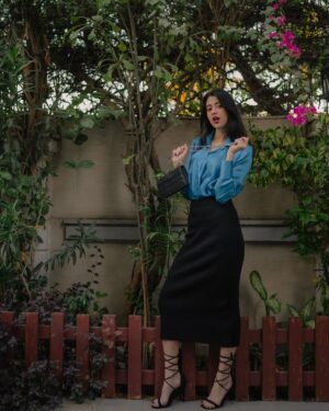 Sabeena Syed Instagram - Blue is my new fav fr 💙