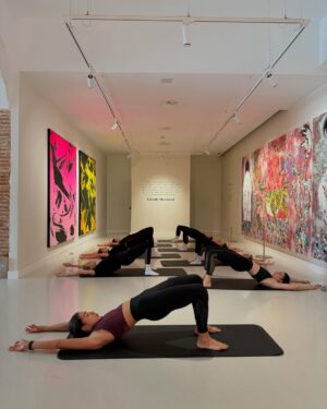 Sadie Frost Instagram - The Art of Yoga and Mindfulness at Moco Museum London!

Is there anything better than escaping London’s busy streets and practicing yoga within the mesmerizing Marina Abramović Healing Frequencies Crystal Exhibition?

Surrounded by masterpieces from Andy Warhol, Jean-Michel Basquiat, Tracey Emin, and more, renowned actor and yoga instructor @sadielizafrost hosts this exclusive mindfulness journey and immersive wellness experience alongside @emmajiva on March 27th from 7–10 PM at Moco Museum London, 1 Marble Arch.

What to Expect:

Guided Yoga & Mindfulness with @sadielizafrost and @emmajiva
Sound Bowl Healing with @_lisapauley_
Meditation led by @nataliabojanic
A luxurious goodie bag (worth £200) featuring premium health, beauty, and food products
Nutritious food provided by @Bettinas_kitchen
🎟 Limited tickets available – £130 per person. Secure your spot now!
🔗 Link in bio!

Don’t miss out on this rare opportunity to practice yoga in a one-of-a-kind setting, surrounded by Marina Abramović’s self-curated crystals. We can’t wait to see you there! 

In collaboration with @mumbleforum, @yogi.bare, and @voss_uk , who share our dedication to mindfulness, movement, and holistic well-being!

Special thanks you to our goodie bag sponsors, including @formnutrition, @dreem_distillery, @studio10makeup, @betteryou_ltd, @neomwellbeing, @ilapothecary, @pipandnut, @strp.d, @zooki, @jingerdrinksuk, @antipodesskincare, @_modernveda_ , @messiahandeve, @london.nootropics, @so.shell_uk —with more to be revealed soon!