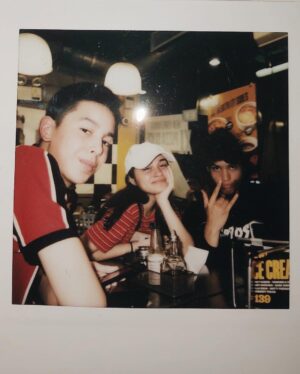 Sam Cruz Instagram - friends in film :-) happy best friends day !