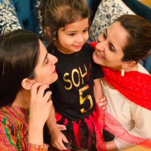 Sanam Baloch Instagram - The benefit pof being an aunt is that you become a mother, without actually bearing a labor pain😍💁🏻‍♀️🤰 Happyyy birthday my little SOHA 👼 #happybirthday #happiness #love #birthdaygirl #birthdayvibes #life♥️