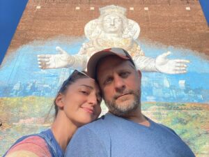 Sara Bareilles Instagram - You are the great big adventure. You are the deep waters and the life raft and the storm and the sky and the rainbow and the new dawn. You are deeply, profoundly lovable and the more I know you the more I love you and there is still so much more to know…Your passion and appetite for the world and what it offers us all to learn and wrestle with and understand and experience is matched only by your ability to own this many transitional jackets and think you need to get more. 
You make me better at being myself and that is the definition of true love to me. You are the funniest, kindest, most loyal, best friend and partner and I love who you already are- and I love who you are becoming. Happy birthday to my future husband and my best choice so far. I love you forever. 🎈❤️. @joetipps
