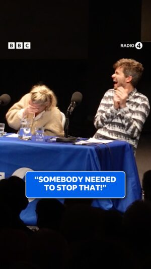Sara Pascoe Instagram - “Somebody needed to stop that”

Sue Perkins challenges Josie Lawrence, Ivo Graham, Sara Pascoe and Daliso Chaponda to speak for 60 seconds without repetition, deviation or hesitation.

Just A Minute | Listen on BBC Sounds