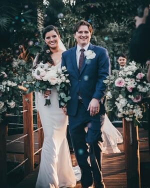Scarlet Gruber Instagram - Congratulations Mr&Mrs Fossler. 💒 

I love you sister 🤍 I'm so proud of the love you both share! May God bless you and this union forever. I'm truly lucky to call you both brother and sister.
.
📸: you're magic baby!!! @esquedachris