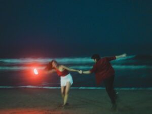 Sejal Kumar Instagram - kahin chale music video is ALSO coming on the 14th Feb along with my EP finding joy! 🧩 

HUGE thanks to @rishabhchawlaaa for being the best co-actor and surviving our full night shoot on the streets of mumbai!! 💓💓

this EP is my journey through self doubt and sadness to finding myself and joy through it all! Kahin Chale is a song I wrote again about long distance and wanting that person with you!! The music video is sooo dreamy and beautiful all thanks to the wonderful work done by @joeysmovie 😇 @varshaaa101 for managing everything like a pro! 
@ramyapothuri for writing w me and producing! 

stay tuned! My heart went in this one!

Sejal’s outfit-

Outfit top @select_staples
Skirt @lazostore.in
Neckpiece @julrey_designs 
Styled by @Vailanciaaa 
Style team @thetrendby_aman