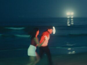 Sejal Kumar Instagram - kahin chale music video is ALSO coming on the 14th Feb along with my EP finding joy! 🧩 

HUGE thanks to @rishabhchawlaaa for being the best co-actor and surviving our full night shoot on the streets of mumbai!! 💓💓

this EP is my journey through self doubt and sadness to finding myself and joy through it all! Kahin Chale is a song I wrote again about long distance and wanting that person with you!! The music video is sooo dreamy and beautiful all thanks to the wonderful work done by @joeysmovie 😇 @varshaaa101 for managing everything like a pro! 
@ramyapothuri for writing w me and producing! 

stay tuned! My heart went in this one!

Sejal’s outfit-

Outfit top @select_staples
Skirt @lazostore.in
Neckpiece @julrey_designs 
Styled by @Vailanciaaa 
Style team @thetrendby_aman