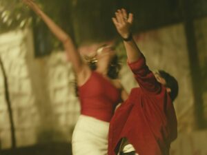 Sejal Kumar Instagram - kahin chale music video is ALSO coming on the 14th Feb along with my EP finding joy! 🧩 

HUGE thanks to @rishabhchawlaaa for being the best co-actor and surviving our full night shoot on the streets of mumbai!! 💓💓

this EP is my journey through self doubt and sadness to finding myself and joy through it all! Kahin Chale is a song I wrote again about long distance and wanting that person with you!! The music video is sooo dreamy and beautiful all thanks to the wonderful work done by @joeysmovie 😇 @varshaaa101 for managing everything like a pro! 
@ramyapothuri for writing w me and producing! 

stay tuned! My heart went in this one!

Sejal’s outfit-

Outfit top @select_staples
Skirt @lazostore.in
Neckpiece @julrey_designs 
Styled by @Vailanciaaa 
Style team @thetrendby_aman