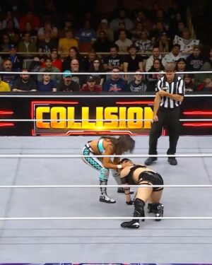 Serena Deeb Instagram - Did @Stardom_Momo school the Professor @SerenaDeeb? | 3/8/25, #AEWCollision

Watch #AEWCollision on-demand on @SportsOnMax