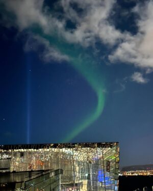 Sharmila Faruqui Instagram - Under the shimmering magic of the Northern Lights 🌌 A night where the universe danced and whispered its secrets ❄️✨