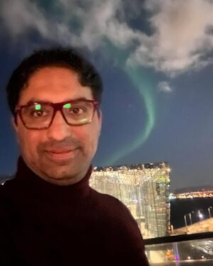 Sharmila Faruqui Instagram - Under the shimmering magic of the Northern Lights 🌌 A night where the universe danced and whispered its secrets ❄️✨