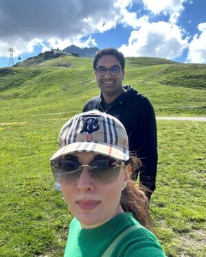 Sharmila Faruqui Instagram - St Moritz -totally worth 8 hour journey from Zermatt