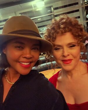 Sharon Leal Instagram - @officialbernadettepeters ♥️♥️♥️♥️♥️Holy Hell what. an . icon. 

Absolutely looooved #OLDFRIENDS  gonna see it again:) 
#AHMANSON
#stephensondheim 
#broadwaybaby