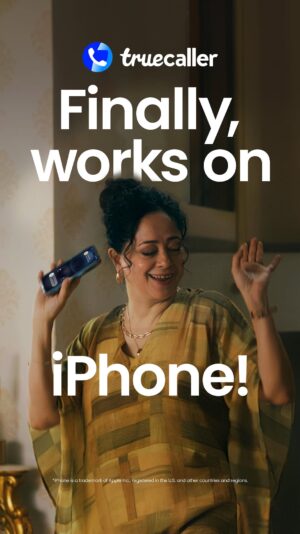 Sheeba Chaddha Instagram - Truecaller finally works on iPhone! 
So, get into your groove and celebrate.

Know every caller. Instantly. 
Download now from the App Store.

[Works on iOS 18.2 or higher] 
*iPhone is a trademark of Apple Inc., registered in the U.S. and other countries and regions.