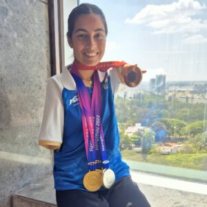 Sheetal Devi Instagram - Me & my medals ♥️🧿🇮🇳