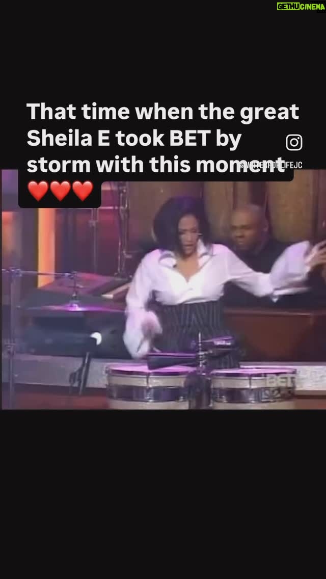 Sheila E. - 13.3K Likes - Yesssss 🔥🔥🔥🔥 and I caught the stick from the side of stage from ia @iacheveres @marthamunizzi @bet #sheilae #sheilaedrummer #queenofpercussion #legacy #escovedo #music #love #life #praise #god #godbless