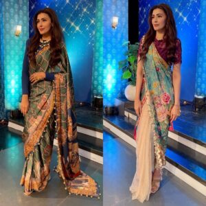Shermeen Ali Instagram - It’s a saree kinda day😉