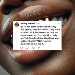 Shoniqua Shandai Instagram - Found my new favorite translation of the Bible. 🖤🙏🏿 Thank you so much @ashley.raeneil for using your creativity to give God glory and also make Black people feel so seen. It’s just so good on so many levels. 🖤🖤🖤🖤🖤👑✨💫

Happy Black History Month y’all! 🖤