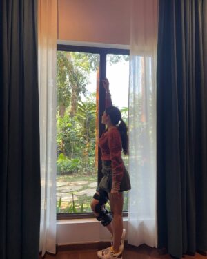 Shruthi Prakash Instagram - Can’t wait to share this experience with you!
Coming right up 
Timber tale series ❤️ @timbertalesofcoorg 

#shrutiprakash #resort #luxury #trip #valentines #loveislove #happy #nature #quiet #peace #loveit #coorg #travel